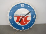 R.C. Cola Bottle Cap Clock