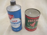 Conoco Outboard & Falcon Oil Cans