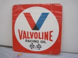 2-Sided Painted Tin Valvoline