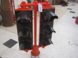 Deco Double Traffic Signal Lights