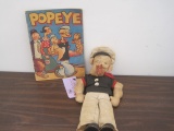 1937 Popeye Book & Doll