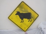 Cattle Crossing Sign Aluminum