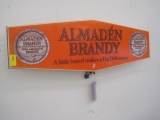 Lighted Almaden Brandy Sign