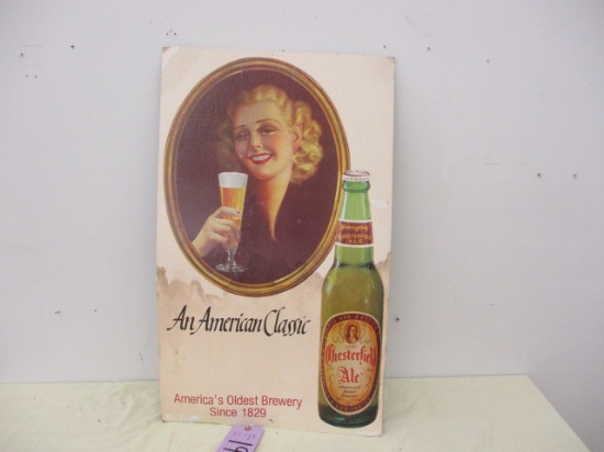 Yuengling Chesterfield Cardboard Sign