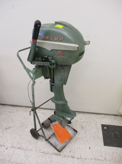 Johnson 5.5 HP Seahorse Outboard & Stand