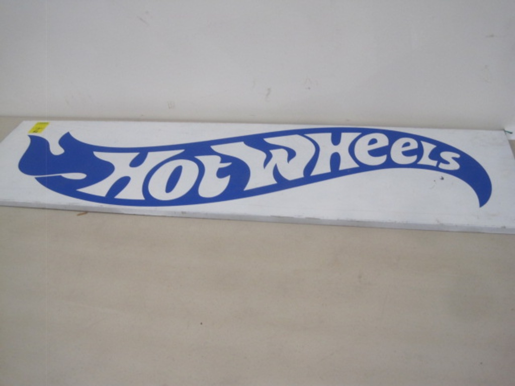 hot wheels sign