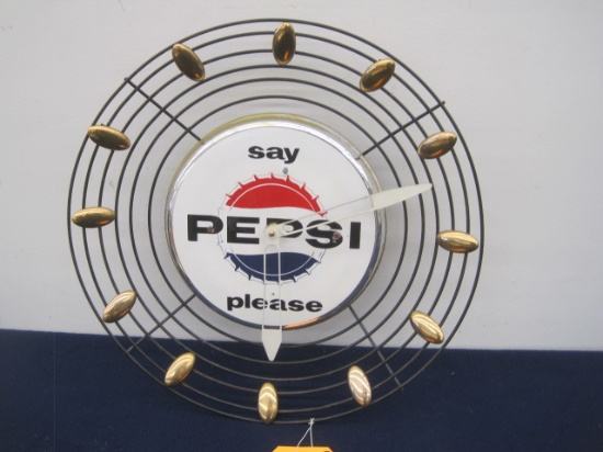 Wire Frame Pepsi Clock