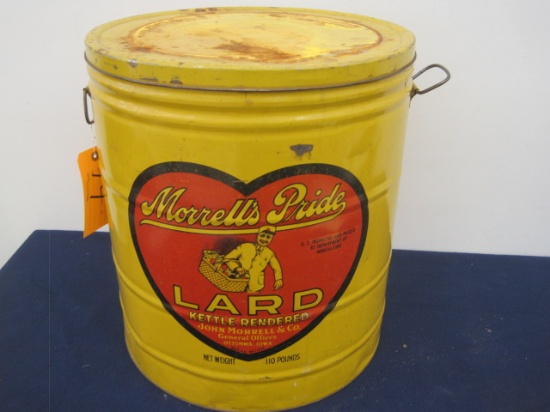 Morrell's Pride 110# Lard Tin