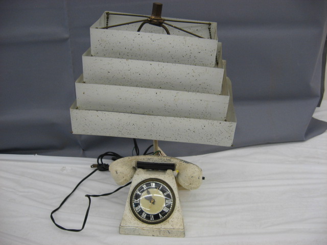 1950'S COMBINATION CLOCK CIGAR CIGARETTE LIGHTER