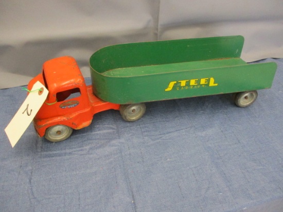 METAL TONKA STEEL CARRIER, EARLY 1950S ORIGINAL