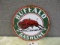 PORCELAIN BUFFALO GASOLINE SIGN
