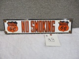 PORCELAIN PHILLIPS 66 NO SMOKING SIGN
