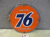 PORCELAIN UNOIN 76 SIGN