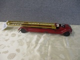 KINGSBURY TIN WIND-UP LADDER TRUCK