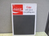 TIN COCA COLA MENU BOARD