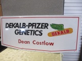 FRAMED ALUMINUM DEKALB SIGN