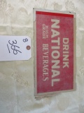 TIN DRINK NATIONAL BEVERAGES SIGN
