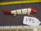 Mizera Red & White Fish Decoy