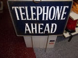 TELEPHONE AHEAD SIGN