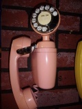 WALL MOUNT  SPACE SAVER PHONE (PINK)