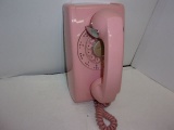 WALL MOUNT ROTARY PHONE (PINK)