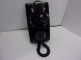 WALL MOUNT ROTARY PHONE (BLACK)