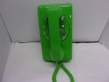 WALL MOUNT ROTARY PHONE (GREEN)