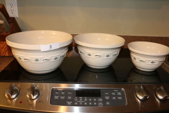 (3) - Longaberger Bowls