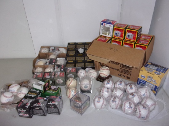 Group of Baseballs (Some in boxes)