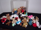 Large Group of Beanie Babies