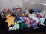 Large Group of Beanie Babies