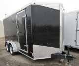 2017 RC 14' V Nose Enclosed Trailer