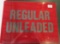 Plastic Regular Unleaded Sign Insert 17