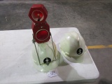 2 ICC Hard Hats, one with damage