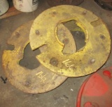 4 John Deere rear weights