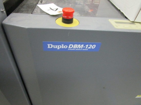 Duplo DBM - 120 Dynamic Booklet Maker and Duplo DFC 12, Collates, Folds, and Staples