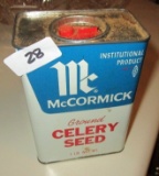 McCormick Celery Seed Tin