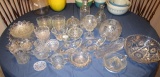 Pressed Glass, Diamond Fan Pattern and Others