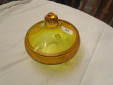 Yellow Footed Candy Dish