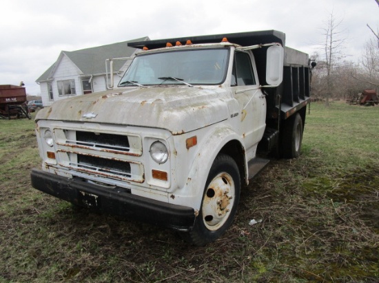 1970 CHEVROLET C 50 DUMP TRUCK CONDITION UNKNOWN