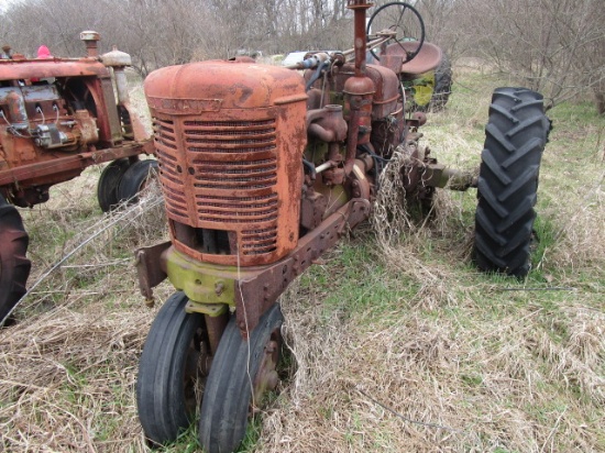 FARMALL M WITH POWER STEERING, CONDITION UNKNOWN