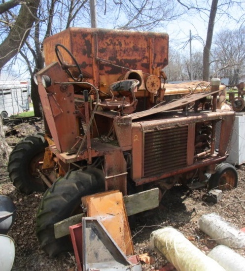 Minneapolis Moline COMBINE, CONDITION UNKNOWN