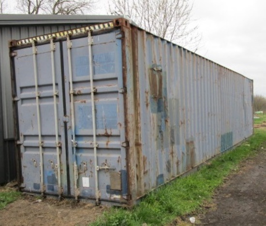 40' STORAGE CONTAINER, BUYERS RESPONSIBILITY TO LOAD AND REMOVE AFTER APRIL 26, 2020