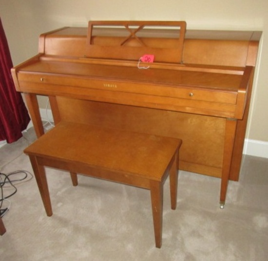 YAMAHA PIANO AND BENCH