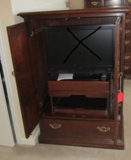 THOMASVILLE TV CABINET, TV NOT INCLUDED