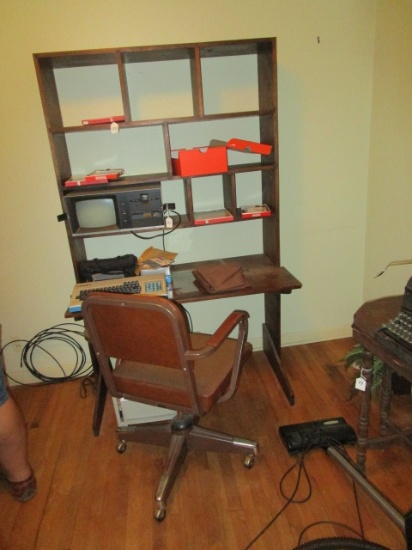 COMPUTER DESK AND CHAIR ONLY