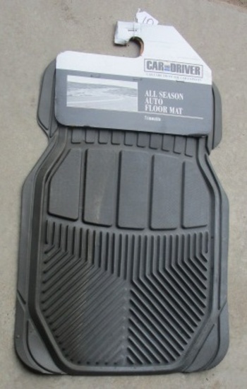 Floor mat. Car and Driver make. Gray color. New in Package.