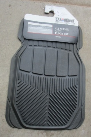 Floor mat. Car and Driver make. Gray color. New in Package.