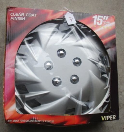 -15” Wheel covers. New in Box. Set of 4.