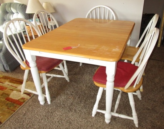 TABLE WITH 5 CHAIRS